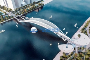 TP Hồ Chí Minh khởi công cầu đi bộ qua sông Sài Gòn, vốn đầu tư 1.000 tỷ đồng