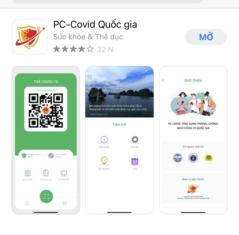 App phòng chống COVID-19 thống nhất sử dụng toàn quốc đã xuất hiện trên iSO và Android