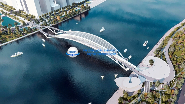 TP Hồ Chí Minh khởi công cầu đi bộ qua sông Sài Gòn, vốn đầu tư 1.000 tỷ đồng